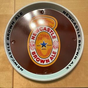 Vintage bar tray English Newcastle Brown Ale.